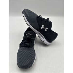 Under Armour 1301790-002 Speedform Intake Running Shoes Black Grey Women's 10